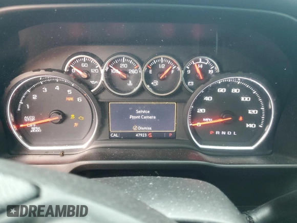 2021 Chevrolet Silverado 1500 Custom with VIN 3GCPWBEK5MG290112, listed as a Copart auction lot 48987505 with 47,923 mi miles and Salvage Title. Bid and sale history available at DreamBid. Image 9.
