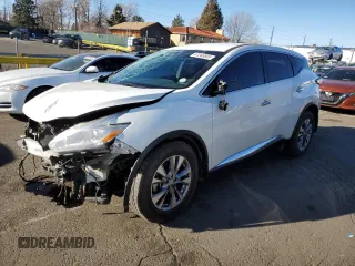 2017 Nissan Murano S with VIN 5N1AZ2MH8HN178769, listed as a Copart auction lot 47246505 with 76,577 mi miles and Salvage Title. Bid and sale history available at DreamBid. Image 1.