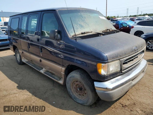 2001 Ford Econoline Cargo Recreational with VIN 1FDRE14L51HB25836, listed as a Copart auction lot 70288734 with 191,696 mi miles and Clean Title. Bid and sale history available at carsss.com. Image 4.