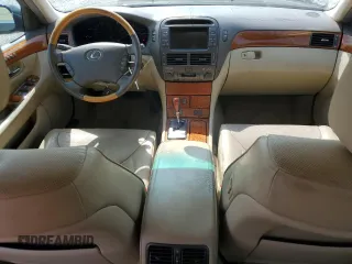 2005 Lexus LS 430 with VIN JTHBN36F755027678, listed as a Copart auction lot 48911105 with 222,379 mi miles and Salvage Title. Bid and sale history available at carsss.com. Image 8.