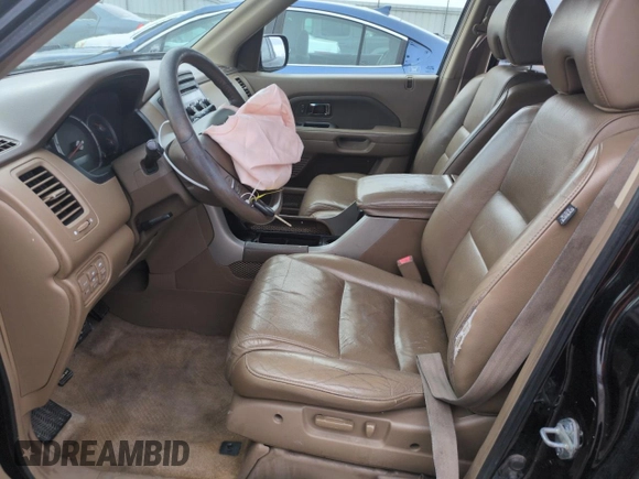 2006 Honda Pilot EX-L with VIN 5FNYF18576B019873, listed as a Copart auction lot 49908125 with 280,836 mi miles and Salvage Title. Bid and sale history available at DreamBid. Image 7.
