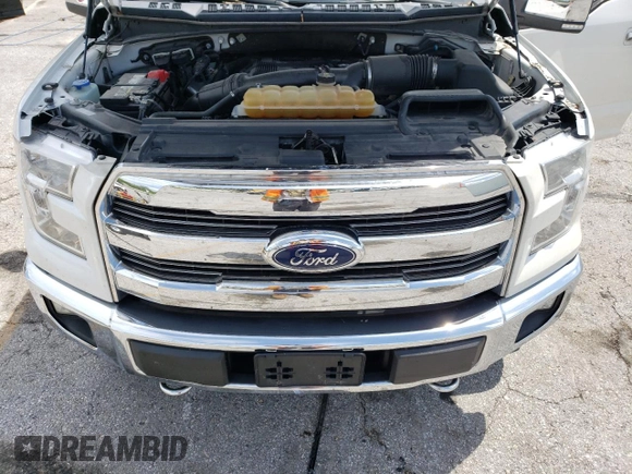 2017 Ford F-150 XL with VIN 1FTEW1EG5HFB85770, listed as a Copart auction lot 55435495 with 202,450 mi miles and Salvage title. Bid and sale history available at DreamBid. Image 11.