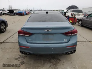 2018 Genesis G80 3.3T Sport with VIN KMHGN4JB5JU248399, listed as a Copart auction lot 86296154 with 129,667 mi miles and Clean Title. Bid and sale history available at carsss.com. Image 6.