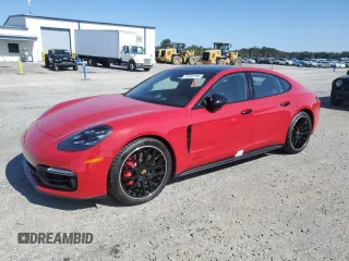 2020 Porsche Panamera GTS with VIN WP0AG2A72LL145924, listed as a Copart auction lot 76383794 with 27,280 mi miles and Salvage Title. Bid and sale history available at DreamBid. Image 1.