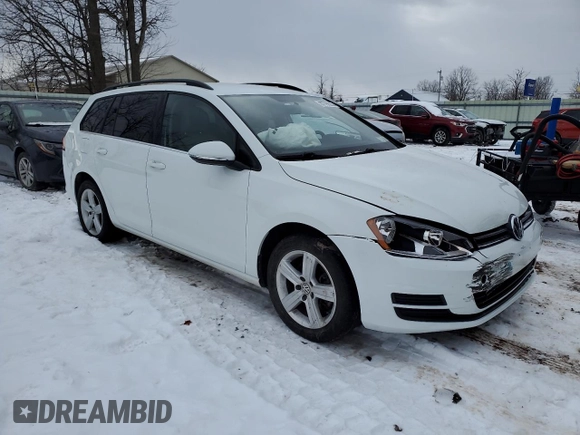 2015 Volkswagen Golf SportWagen TDI S with VIN 3VWCA7AU5FM517074, listed as a Copart auction lot 87799265 with 124,259 mi miles and Salvage Title. Bid and sale history available at carsss.com. Image 4.
