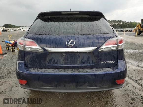 2015 Lexus RX 350 with VIN 2T2BK1BA5FC272701, listed as a Copart auction lot 58816635 with 169,168 mi miles and Salvage title. Bid and sale history available at DreamBid. Image 6.