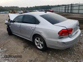 2012 Volkswagen Passat SE with VIN 1VWBH7A36CC084019, listed as a Copart auction lot 61817433 with 0 mi miles and Salvage Title. Bid and sale history available at carsss.com. Image 2.