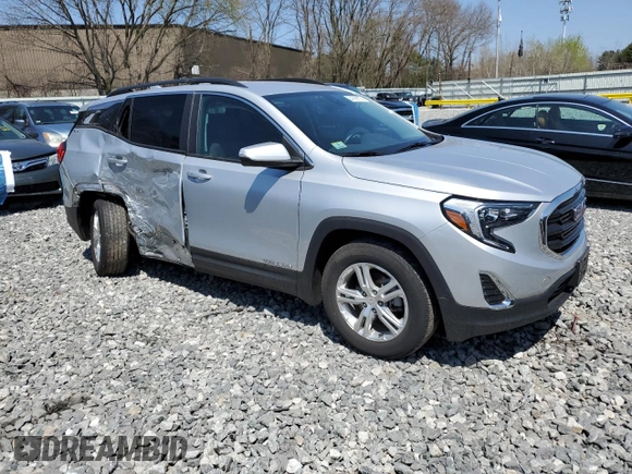 2021 GMC Terrain SLE z VIN 3GKALMEV6ML382992, wystawiony jako Copart lot #54299135 z przebiegiem 34 571 mil mil oraz Szkoda całkowita • Salvage title. Historia ofert i sprzedaży dostępna na DreamBid. Obrazek 4.