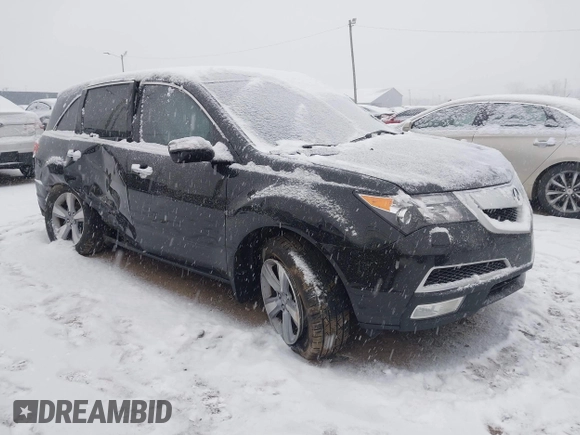 2013 Acura MDX with VIN 2HNYD2H29DH000387, listed as a IAAI auction lot 41290346 with 117,119 mi miles. Bid and sale history available at carsss.com. Image 1.