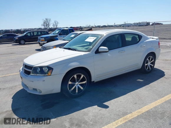 2008 Dodge Avenger R/T with VIN 1B3LC76MX8N638585, listed as a IAAI auction lot 42032788 with 291,365 mi miles and . Bid and sale history available at carsss.com. Image 2.