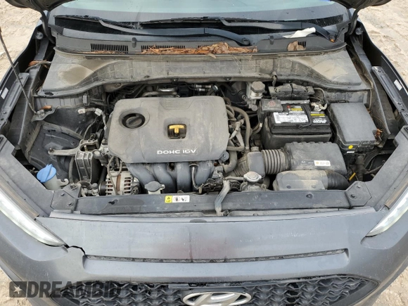2018 Hyundai Kona SE with VIN KM8K12AA5JU111688, listed as a Copart auction lot 43735565 with 104,839 mi miles and Salvage Title. Bid and sale history available at DreamBid. Image 14.