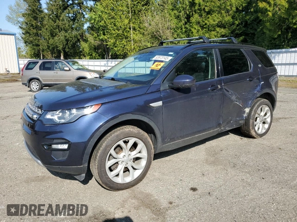 2016 Land Rover Discovery Sport HSE with VIN SALCR2BG5GH548539, listed as a Copart auction lot 53973145 with 104,883 mi miles and Salvage Title. Bid and sale history available at carsss.com. Image 1.