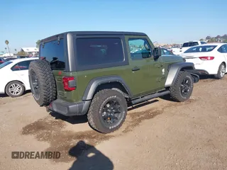2021 Jeep Wrangler Sport S with VIN 1C4HJXAG0MW552427, listed as a IAAI auction lot 41643643 with 53,013 mi miles and . Bid and sale history available at DreamBid. Image 4.