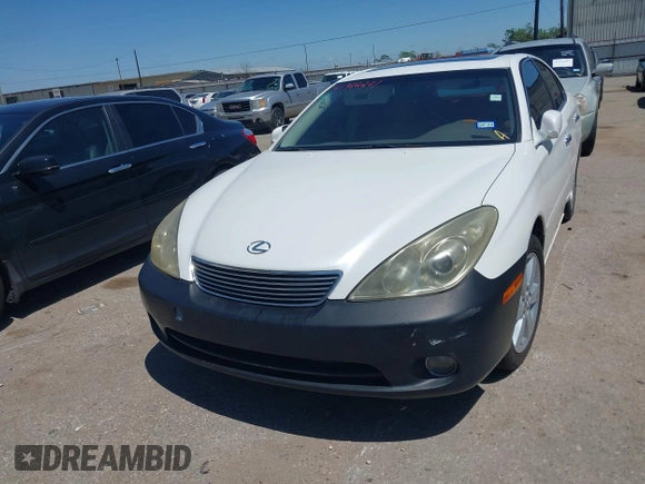 2005 Lexus ES 330 with VIN JTHBA30G355086983, listed as a IAAI auction lot 41982241 with 190,167 mi miles. Bid and sale history available at carsss.com. Image 6.