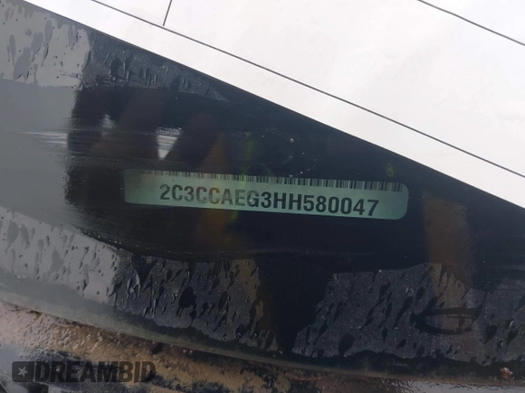 2017 Chrysler 300 with VIN 2C3CCAEG3HH580047, listed as a IAAI auction lot 41033593 with Not Provided miles. Bid and sale history available at carsss.com. Image 9.