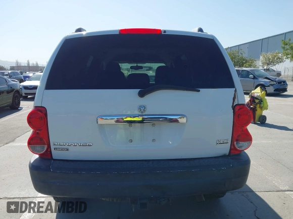 2005 Dodge Durango Limited with VIN 1D4HB58D45F591961, listed as a IAAI auction lot 41950364 with 149,497 mi miles and . Bid and sale history available at DreamBid. Image 17.