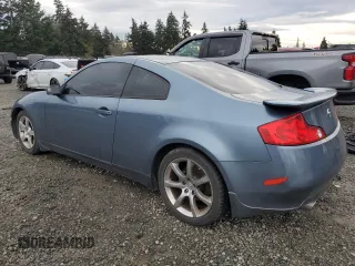 2005 Infiniti G35 Coupe with VIN JNKCV54E15M408815, listed as a Copart auction lot 85600214 with 102,144 mi miles and Clean Title. Bid and sale history available at carsss.com. Image 2.