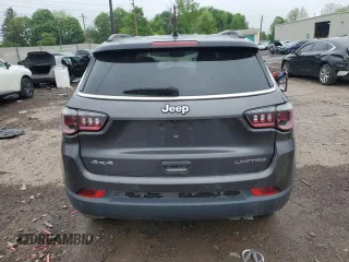2021 Jeep Compass Limited z VIN 3C4NJDCB8MT604489, wystawiony jako Copart lot #55817885 z przebiegiem 49 357 mil mil oraz Czysty tytuł • Clean title. Historia ofert i sprzedaży dostępna na DreamBid. Obrazek 6.