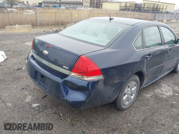 2009 Chevrolet Impala LT with VIN 2G1WT57K091161626, listed as a IAAI auction lot 41999593 with 114,366 mi miles and . Bid and sale history available at DreamBid. Image 4.