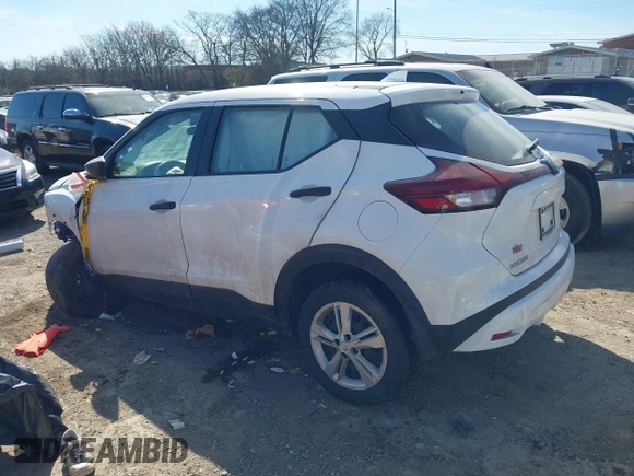 2022 Nissan Kicks S with VIN 3N1CP5BV0NL485865, listed as a IAAI auction lot 41639629 with 55,070 mi miles. Bid and sale history available at carsss.com. Image 15.