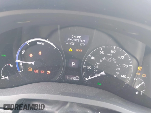 2015 Lexus RX 450h with VIN 2T2BC1BA7FC001586, listed as a IAAI auction lot 42077169 with 83,640 mi miles and . Bid and sale history available at DreamBid. Image 7.