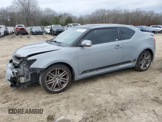 2012 Scion tC with VIN JTKJF5C77C3026437, listed as a Copart auction lot 45484865 with 215,709 mi miles and Salvage Title. Bid and sale history available at carsss.com. Image 1.