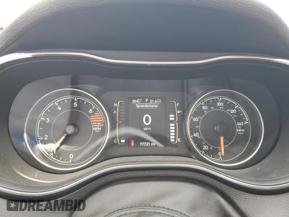 2020 Jeep Cherokee Latitude Plus with VIN 1C4PJMLB1LD601897, listed as a Copart auction lot 56105685 with 77,721 mi miles and Salvage title. Bid and sale history available at DreamBid. Image 9.