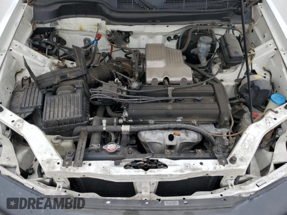 2001 Honda CR-V LX with VIN JHLRD18411S019111, listed as a Copart auction lot 51754404 with 154,142 mi miles and Salvage Title. Bid and sale history available at carsss.com. Image 12.