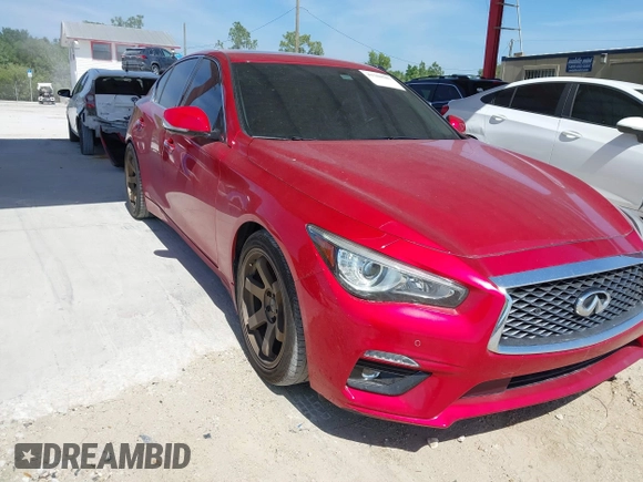 2022 Infiniti Q50 Luxe z VIN JN1EV7BP0NM310534, wystawiony jako IAAI lot #41588987 z przebiegiem 50 949 mil mil oraz . Historia ofert i sprzedaży dostępna na DreamBid. Obrazek 1.