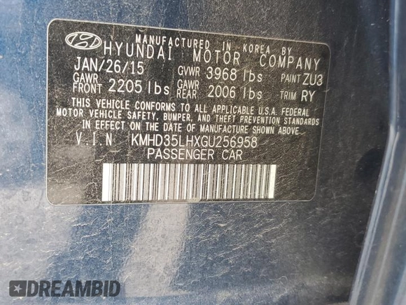 2016 Hyundai Elantra GT with VIN KMHD35LHXGU256958, listed as a Copart auction lot 75298194 with 116,311 mi miles and Clean Title. Bid and sale history available at carsss.com. Image 12.