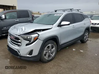2020 GMC Terrain SLT with VIN 3GKALVEV3LL204350, listed as a Copart auction lot 46841685 with 68,029 mi miles and Salvage Title. Bid and sale history available at carsss.com. Image 1.