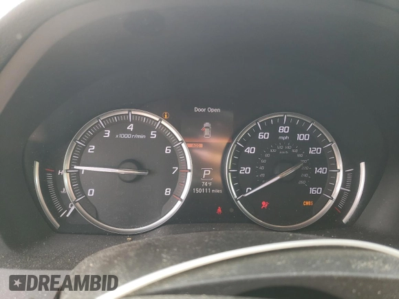 2014 Acura MDX Advance with VIN 5FRYD4H80EB019891, listed as a Copart auction lot 57969825 with 150,111 mi miles and Salvage title. Bid and sale history available at DreamBid. Image 9.