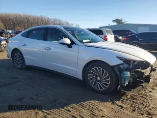 2020 Hyundai Sonata Hybrid Limited with VIN KMHL54JJ1LA012262, listed as a Copart auction lot 41403825 with 35,033 mi miles and Salvage Title. Bid and sale history available at carsss.com. Image 4.