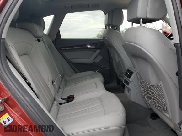 2020 Audi Q5 with VIN WA1ANBFY8L2066765, listed as a Copart auction lot 88794945 with 121,741 mi miles and Salvage title. Bid and sale history available at DreamBid. Image 11.