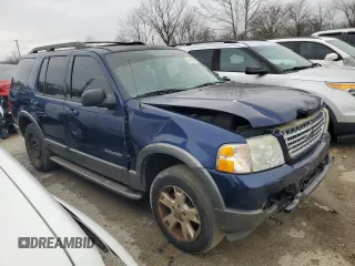 2005 Ford Explorer XLT with VIN 1FMZU63K25UA51376, listed as a Copart auction lot 87613645 with 250,878 mi miles and Salvage title. Bid and sale history available at DreamBid. Image 4.