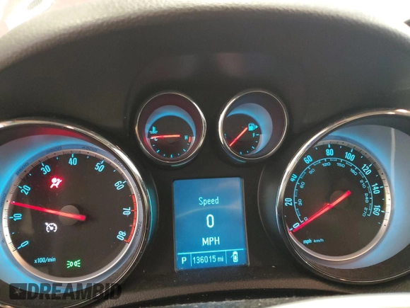 2016 Buick Encore with VIN KL4CJASBXGB668511, listed as a Copart auction lot 54178355 with 136,015 mi miles and Non Repairable. Bid and sale history available at DreamBid. Image 9.
