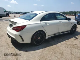 2017 Mercedes-Benz CLA 45 AMG with VIN WDDSJ5CB0HN430339, listed as a Copart auction lot 63767213 with 64,402 mi miles and . Bid and sale history available at DreamBid. Image 3.
