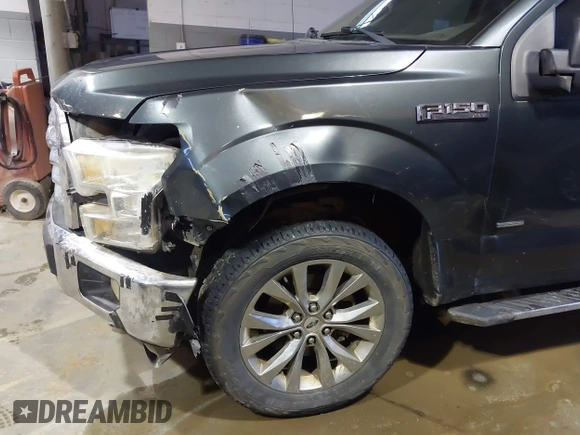 2015 Ford F-150 XLT with VIN 1FTEX1EP3FKE57475, listed as a IAAI auction lot 41435394 with 233,560 mi miles. Bid and sale history available at carsss.com. Image 6.