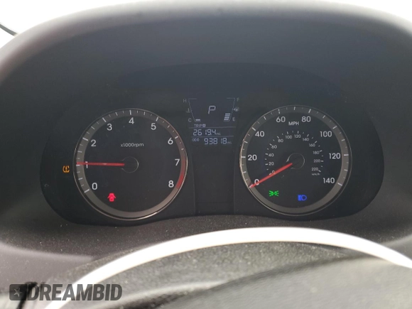 2012 Hyundai Accent GS z VIN KMHCT5AE0CU015960, wystawiony jako Copart lot #52250035 z przebiegiem 93 818 mil mil oraz Szkoda całkowita • Salvage title. Historia ofert i sprzedaży dostępna na DreamBid. Obrazek 9.