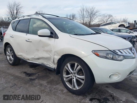 2009 Nissan Murano S with VIN JN8AZ18W69W113832, listed as a IAAI auction lot 41315201 with Not Provided miles and . Bid and sale history available at DreamBid. Image 6.