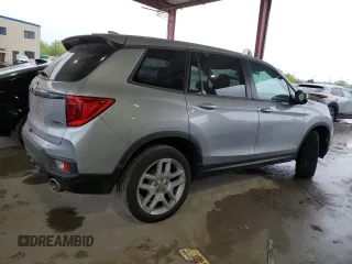 2024 Honda Passport EX-L z VIN 5FNYF8H55RB019867, wystawiony jako Copart lot #50025235 z przebiegiem 17 636 mil mil oraz Czysty tytuł • Clean title. Historia ofert i sprzedaży dostępna na DreamBid. Obrazek 3.