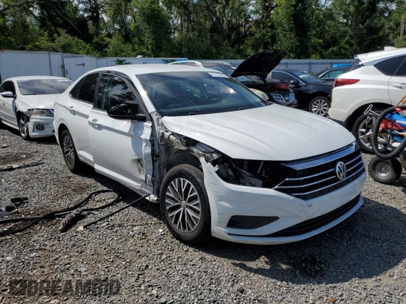 2021 Volkswagen Jetta S with VIN 3VWC57BUXMM086019, listed as a Copart auction lot 61213615 with 75,009 mi miles and Salvage title. Bid and sale history available at DreamBid. Image 4.