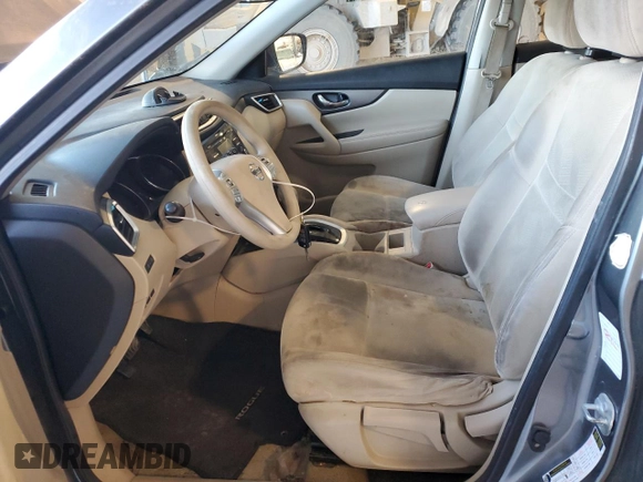 2015 Nissan Rogue S with VIN KNMAT2MT9FP541818, listed as a Copart auction lot 49122455 with 192,297 mi miles and Clean Title. Bid and sale history available at carsss.com. Image 7.