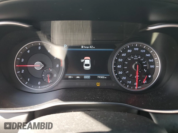 2020 Genesis G70 2.0T с VIN KMTG44LA6LU045408, выставлен на аукционе Copart как лот 80941524 с пробегом 79 302 миль миль и На запчасти • Non repairable. История ставок и продаж доступна на DreamBid. Изображение 9.
