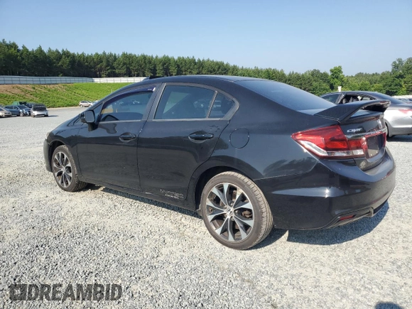 2013 Honda Civic Si with VIN 2HGFB6E58DH705837, listed as a Copart auction lot 62189265 with 211,915 mi miles and Salvage title. Bid and sale history available at DreamBid. Image 2.