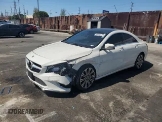 2018 Mercedes-Benz CLA 250 z VIN WDDSJ4EB1JN546811, wystawiony jako Copart lot #50373125 z przebiegiem Nie podano mil oraz Szkoda całkowita • Salvage title. Historia ofert i sprzedaży dostępna na DreamBid. Obrazek 1.