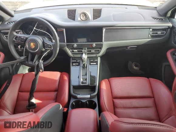 2023 Porsche Macan GTS with VIN WP1AF2A59PLB56053, listed as a Copart auction lot 76335744 with Not provided miles and Salvage title. Bid and sale history available at DreamBid. Image 8.