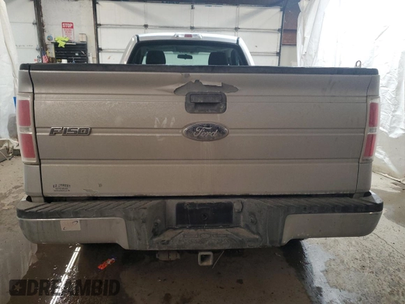 2009 Ford F-150 XL with VIN 1FTVF14V99KB49833, listed as a Copart auction lot 43116685 with 124,541 mi miles and Salvage title. Bid and sale history available at DreamBid. Image 6.