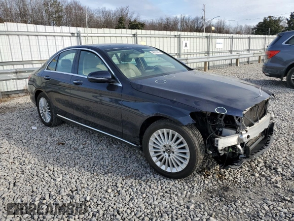 2017 Mercedes-Benz C with VIN 55SWF4JB7HU217203, listed as a Copart auction lot 46826495 with 98,133 mi miles and Salvage Title. Bid and sale history available at carsss.com. Image 4.