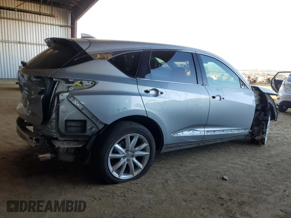 2021 Acura RDX with VIN 5J8TC1H31ML005139, listed as a Copart auction lot 43035855 with 27,998 mi miles and Salvage Title. Bid and sale history available at carsss.com. Image 3.